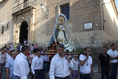 Traslado de la Virgen de la Cabeza desde la Parroquia hasta Santa Brgida